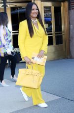 GARCELLE BEAUVAIS Heading to CBS Studios to Promote Her New Book Love Me as I Am in New York 04/13/2022