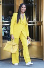 GARCELLE BEAUVAIS Heading to CBS Studios to Promote Her New Book Love Me as I Am in New York 04/13/2022