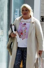 GEMMA COLLINS Out in London 04/08/2022