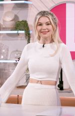 GEORGIA TOFFOLO at Lorraine TV Show in London 04/28/2022