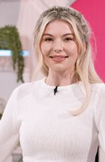 GEORGIA TOFFOLO at Lorraine TV Show in London 04/28/2022