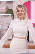 GEORGIA TOFFOLO at Lorraine TV Show in London 04/28/2022