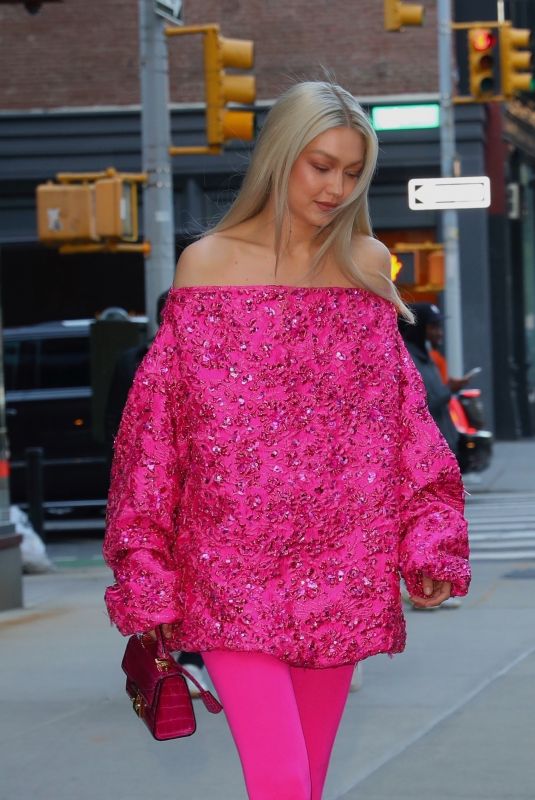 GIGI HADID Heading to Prince