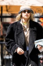 GIGI HADID Out Day Before Her 27th Birthday in New York 04/22/2022