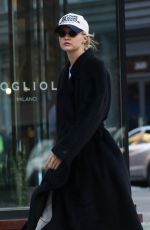 GIGI HADID Out in New York 04/08/2022