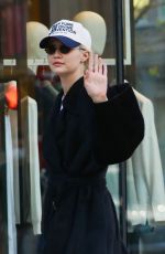 GIGI HADID Out in New York 04/08/2022
