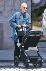 GIGI HADID Out with Her Baby in New York 04/28/2022