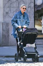 GIGI HADID Out with Her Baby in New York 04/28/2022