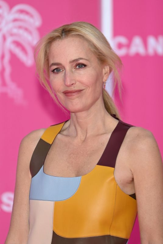 GILLIAN ANDERSON at 5th Canneseries Festival Opening Night in Cannes 04/01/2022