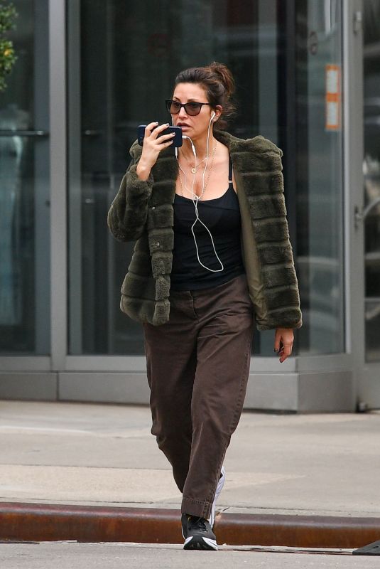 GINA GERSHON Out in New York 03/31/2022