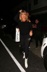 GOLDIE HAWN Leaves Giorgio Baldi in Santa Monica 04/20/2022