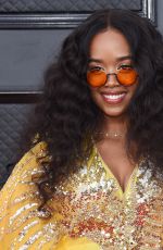 H.E.R at 64th Annual Grammy Awards in Las Vegas 04/03/2022