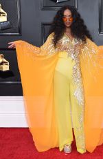 H.E.R at 64th Annual Grammy Awards in Las Vegas 04/03/2022