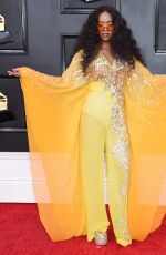 H.E.R at 64th Annual Grammy Awards in Las Vegas 04/03/2022