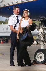 HAILEY BIEBER Arrives at Airport in Miami 04/13/2022