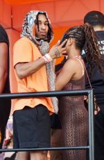 HALLE BAILEY at a Party at Coachella in Indio 04/17/2022