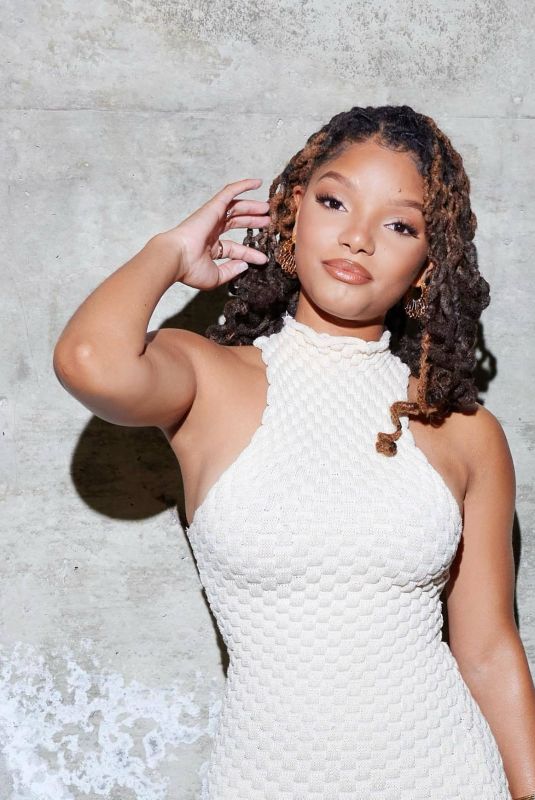 HALLE BAILEY at a Photoshoot 04/10/2022