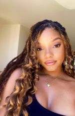 HALLE BAILEY - Instagram Photos 04/25/2022