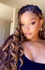 HALLE BAILEY - Instagram Photos 04/25/2022