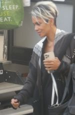HALLE BERRY on the Set of Our Man From Jersey in London 04/19/2022