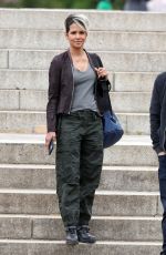 HALLE BERRY on the Set of Our Man From Jersey in London 04/28/2022