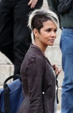 HALLE BERRY on the Set of Our Man From Jersey in London 04/28/2022