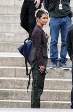 HALLE BERRY on the Set of Our Man From Jersey in London 04/28/2022