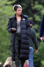 HALLE BERRY on the Set of Our Man From Jersey in London 04/28/2022