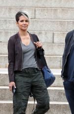 HALLE BERRY on the Set of Our Man From Jersey in London 04/28/2022