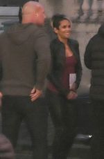 HALLE BERY and Mark Wahlberg on the Set of Our Man From Jersey in London 04/19/2022