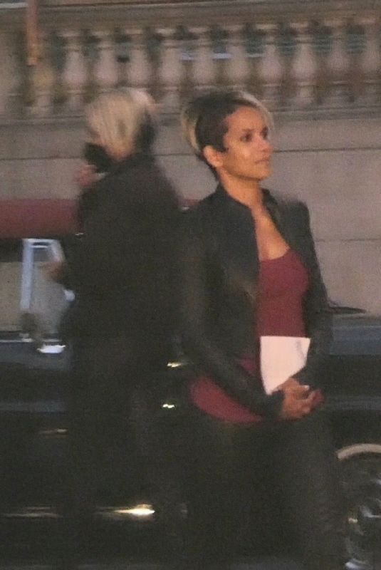 HALLE BERY and Mark Wahlberg on the Set of Our Man From Jersey in London 04/19/2022