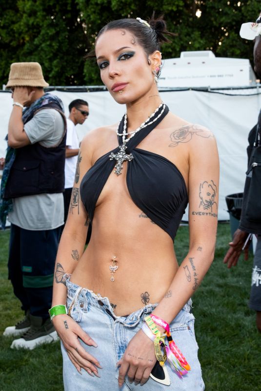 HALSEY at Revolve Festival at Coachella Valley Music and Arts Festival 04/16/2022