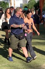 HALSEY Out at Coachella Valley Music and Arts Festival in Indio 04/15/2022