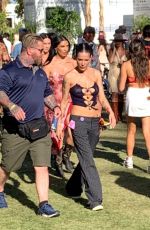 HALSEY Out at Coachella Valley Music and Arts Festival in Indio 04/15/2022