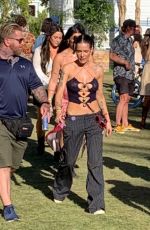 HALSEY Out at Coachella Valley Music and Arts Festival in Indio 04/15/2022