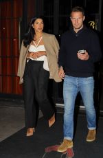 HANNAH BRONFMAN Out for Dinner in New York 04/21/2022