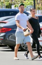 HAYLEY ERBERT and Derek Hough Out for Brunch at Sweet Butter Kitchen in Los Angeles 04/02/2022