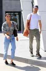 HAYLEY ERBERT and Derek Hough Shopping at Farmers Market in Los Angeles 04/24/2022