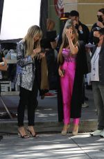 HEIDI KLUM and SOFIA VERGARA on the Set of AGT in Pasadena 04/23/2022