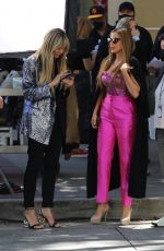 HEIDI KLUM and SOFIA VERGARA on the Set of AGT in Pasadena 04/23/2022