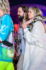HEIDI KLUM and Tom Kaulitz at Coachella 04/16/2022