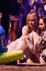 HEIDI KLUM and Tom Kaulitz at Coachella 04/16/2022