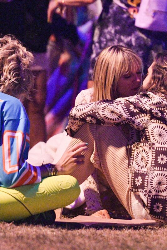 HEIDI KLUM and Tom Kaulitz at Coachella 04/16/2022