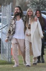 HEIDI KLUM and Tom Kaulitz at Coachella Valley Music and Arts Festival in indio 04/15/2022