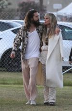 HEIDI KLUM and Tom Kaulitz at Coachella Valley Music and Arts Festival in indio 04/15/2022