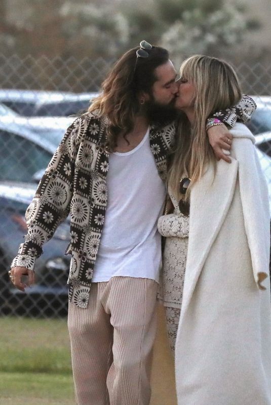 HEIDI KLUM and Tom Kaulitz at Coachella Valley Music and Arts Festival in indio 04/15/2022