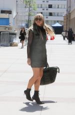 HEIDI KLUM Arrives at AGT Studio in Los Angeles 04/19/2022
