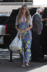 HEIDI KLUM Arrives at AGT Studios in Pasadena 04/07/2022