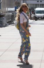HEIDI KLUM Arrives at AGT Studios in Pasadena 04/07/2022