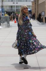 HEIDI KLUM Arrives at AGT Studios in Pasadena 04/10/2022